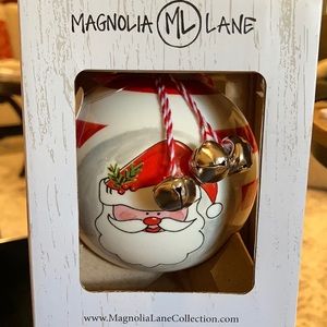 COPY - Santa’s favorite round ceramic Christmas ornament by magnolia lane